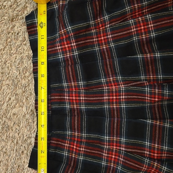 Talbots 100% Wool Plaid Pleated Skirt 12 - Picture 2 of 5